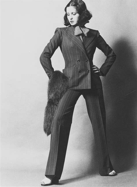 tailleur pantalon yves saint laurent 1971